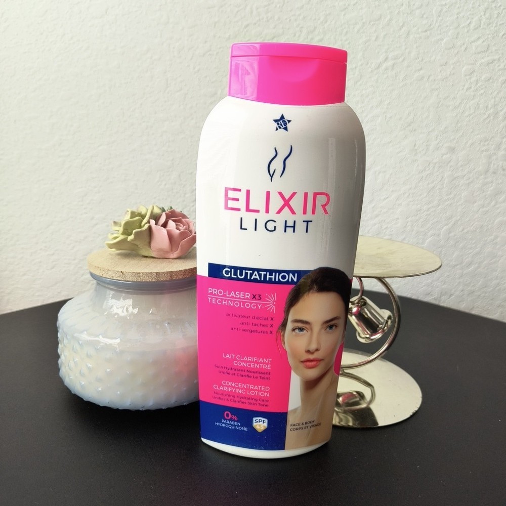 ELIXIR LIGHT GLUTATHION CLARIFYING BODY LOTION 500ml SPF45