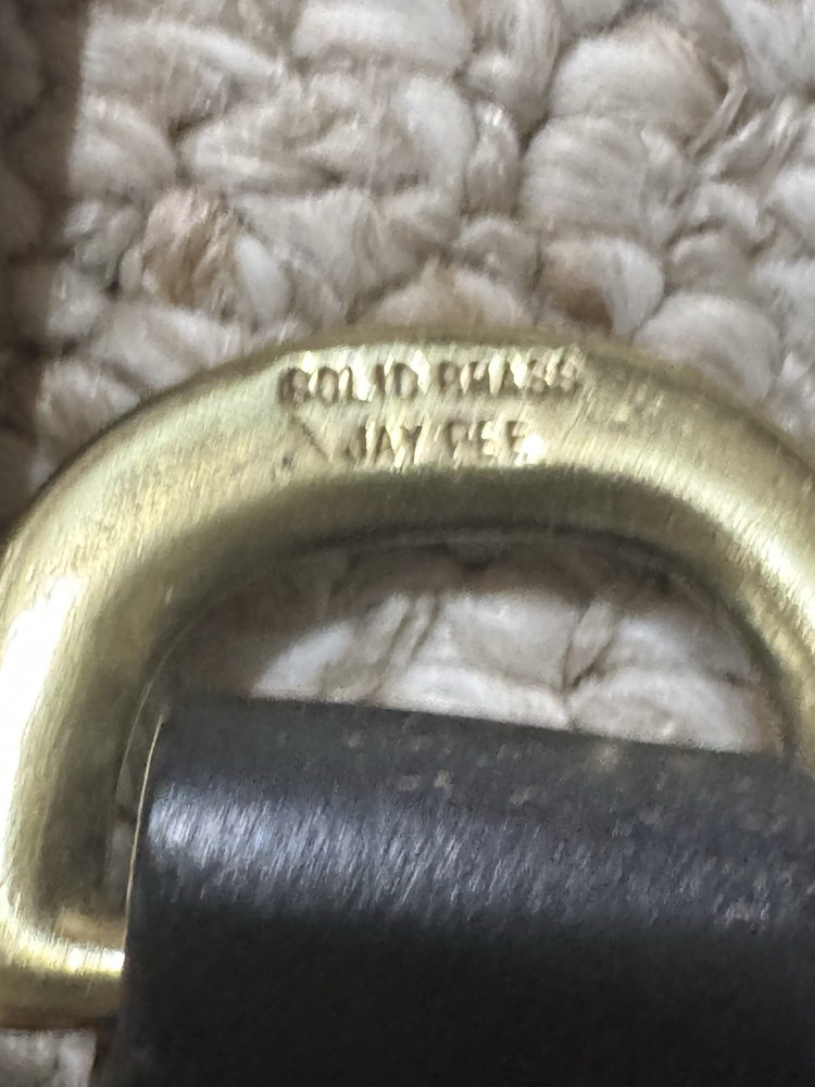 Jay-Pee Slide on "D" Rings Shoulder Strap Anchor Chrome Dees