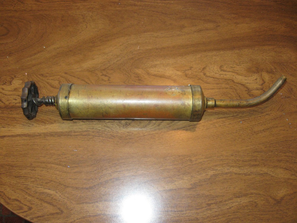 Vintage Brass Grease Gun