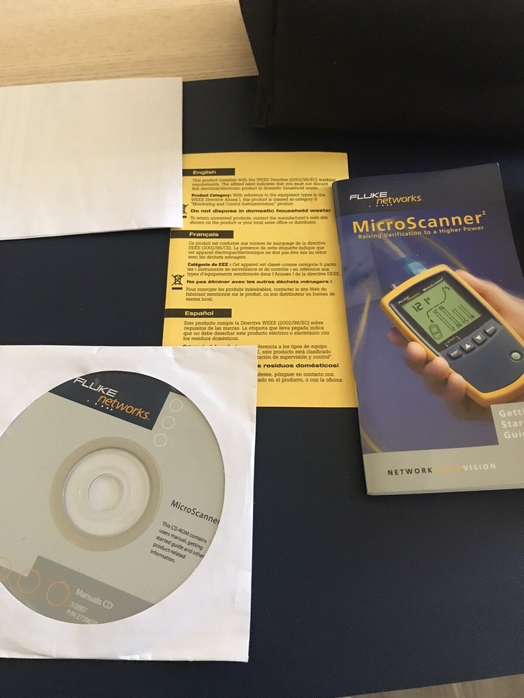 Fluke Networks Microscanner2 Cable Verifier