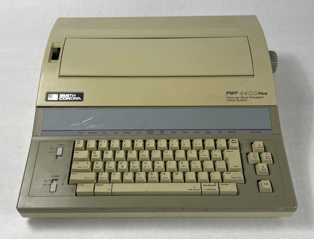 Smith Corona PWP 4400 Plus Personal Word Processor Tested
