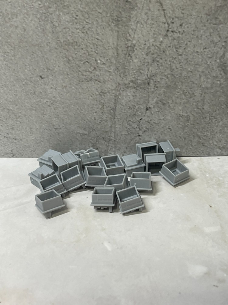 2009 u-build Monopoly - Replacement Grey buildings
