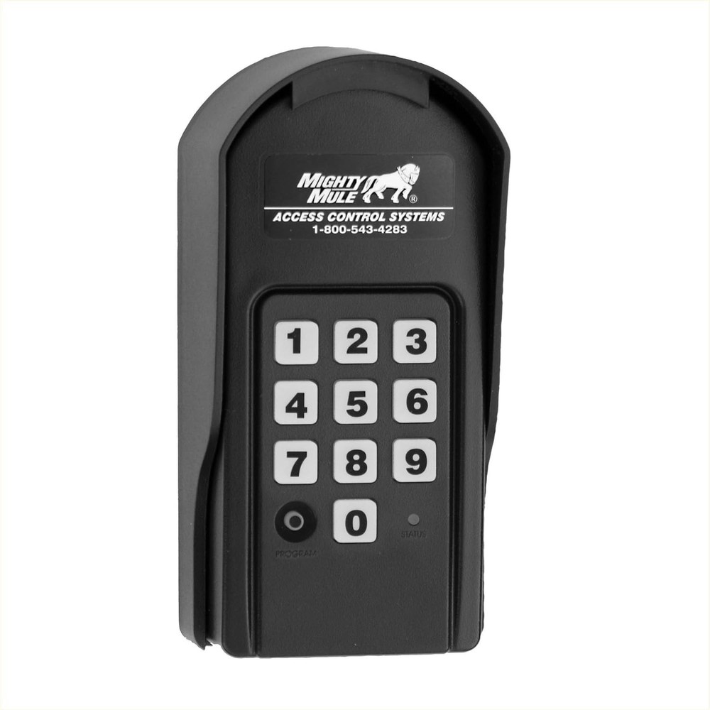 Keypad with 25 Programmable Codes, Wireless Connectivity for Easy Installation
