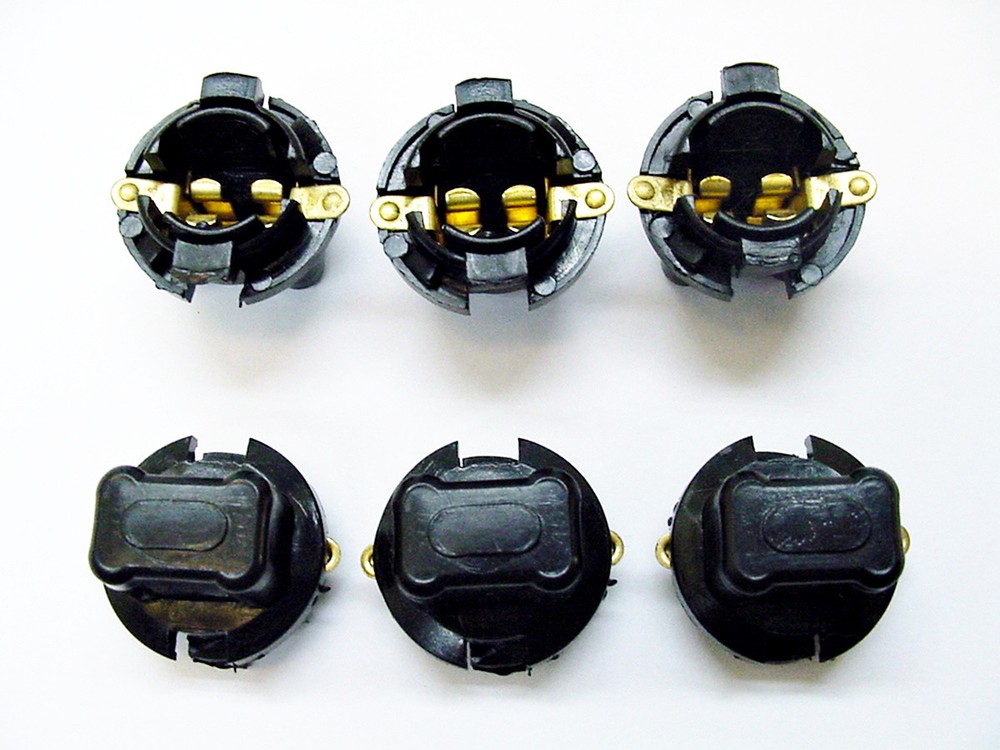 6 Instrument Panel 5/8" Twist In Sockets Cluster Light Bulb Dashboard 194 Chevy
