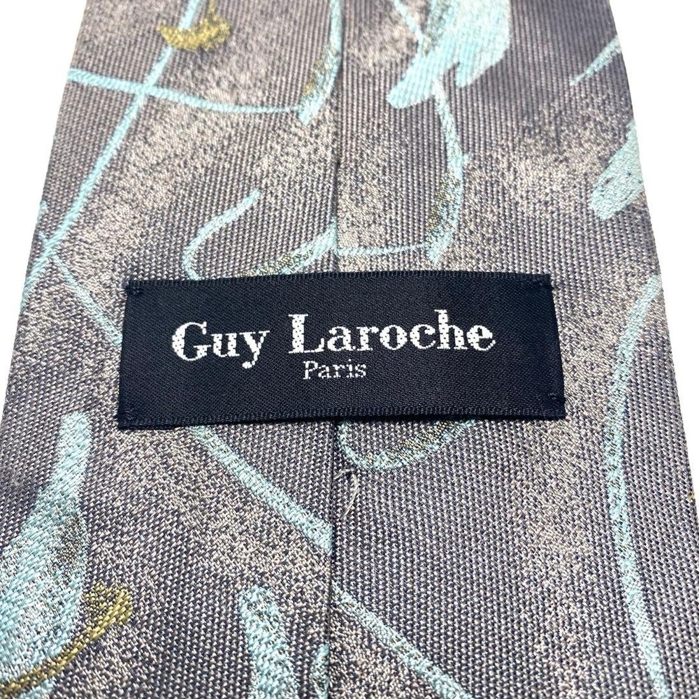 good Guy Laroche tie all pattern mint green