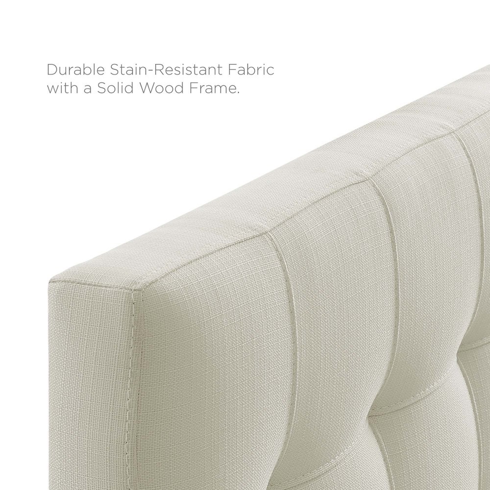 Lily Upholstered Fabric Twin Headboard
