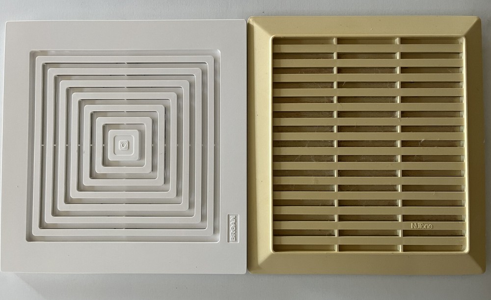 Nutone Bathroom Ceiling Fan Cover Replace with Broan OEM Plastic White Color