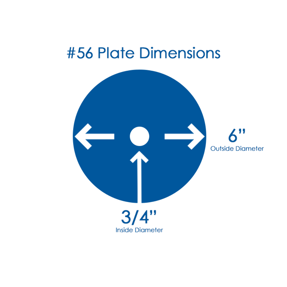 Grinder Plate #56 - 1/2 Hole