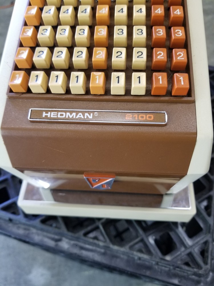 Hedman F/E 2100 Check Writer