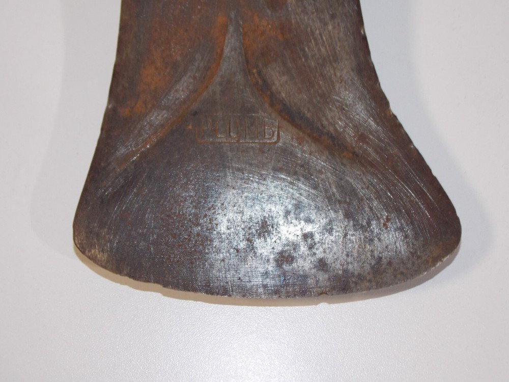 Vintage Plumb 4.75" Double Bit Axe Head 3lbs 8.7oz