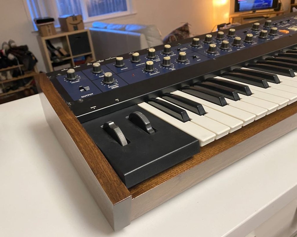 Korg PolySix Synthesizer Replacement Solid Walnut Chassis / Body / Casee