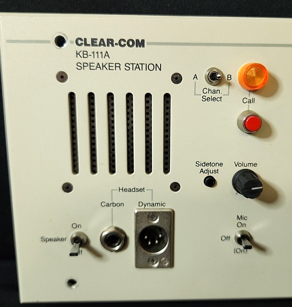 Clear-Com KB-111A Speaker Station