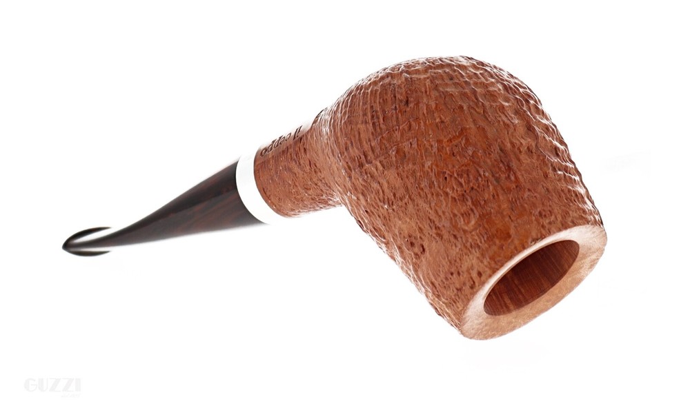 Pipe Il Ceppo GRUPPO 1 clear sandblasted shape stand up devil anse silver ring