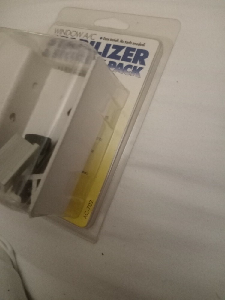 Window A/C Safe Security and Stability Pack, White, AC-702