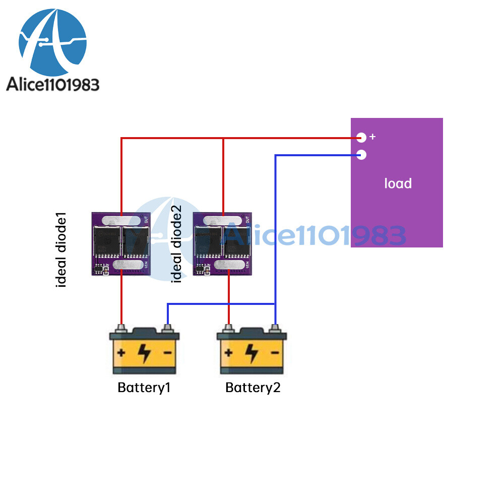 No Voltage Limit Ideal Diode Module Anti Backflow/Reverse Connection Diode 60A