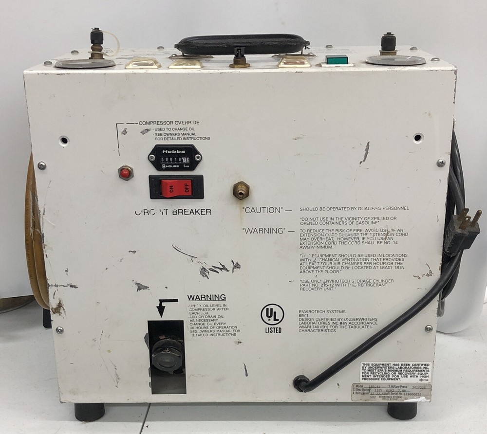 Recovery/ Recycle System Model 160-52