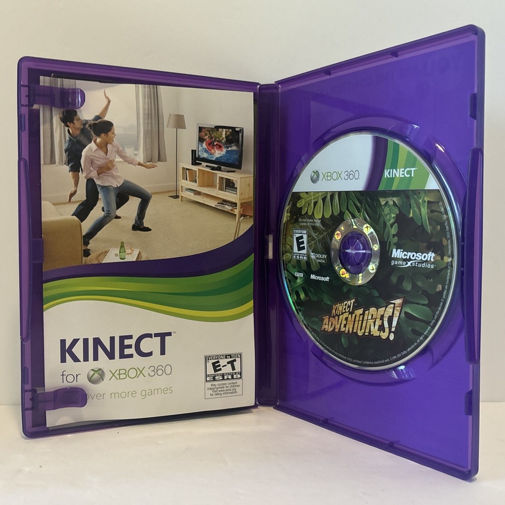 Microsoft Xbox 360 Kinect Motion Sensor Bar 1473 & 3 Games Bundle Tested& Works