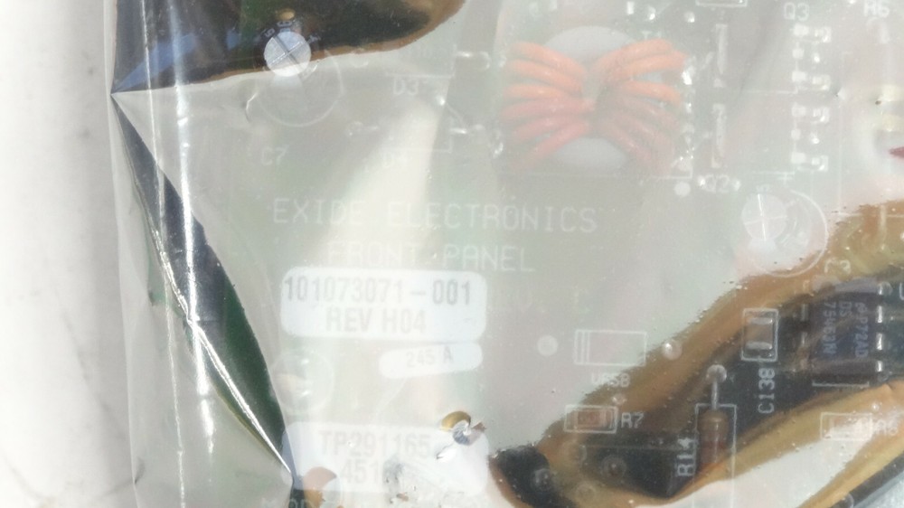 Exide Electronics 101073071-001 Rev H04 PCB Front Panel Board