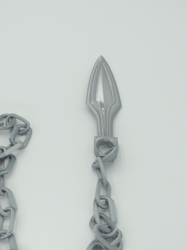 Mortal Kombat Scorpion Kunai With Chains 60" Silver 3D PRINTED