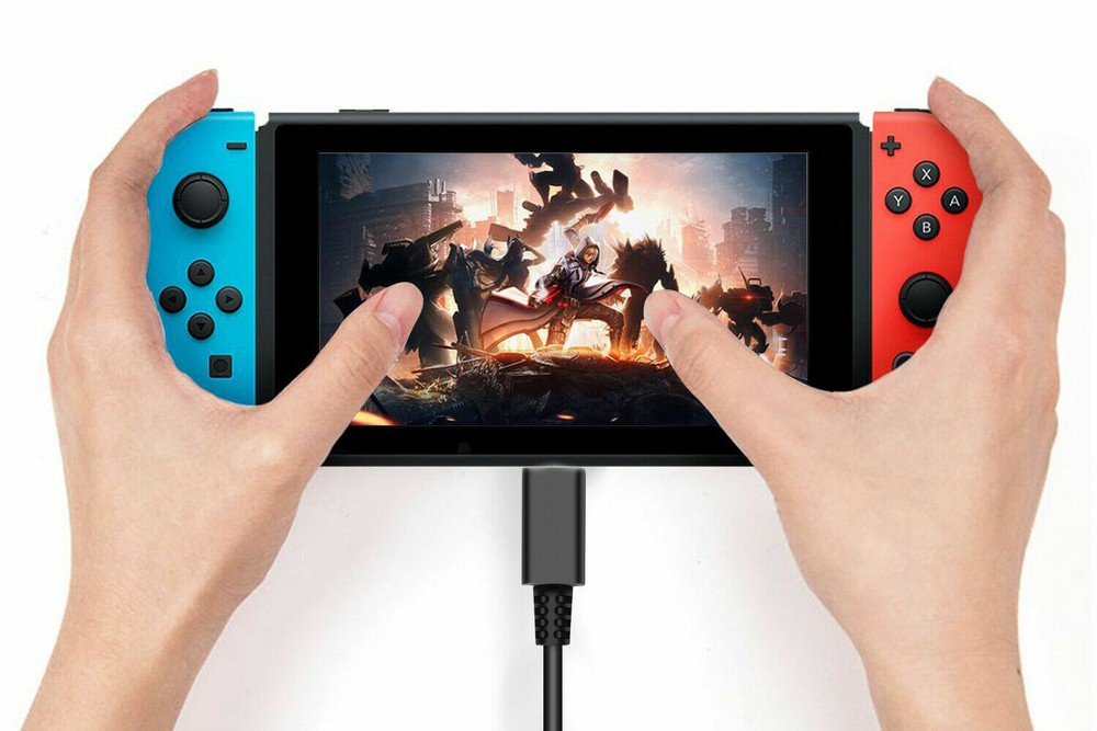 Type C Cable 2.4A For Nintendo Switch or LITE Fast Charging Charger AC Adapter