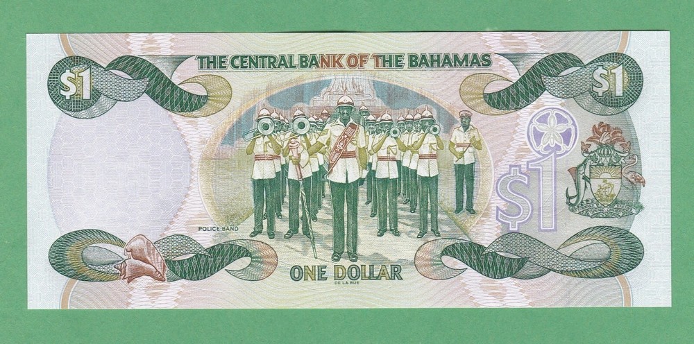 Bahamas 1 Dollar Note P-69 UNCIRCULATED