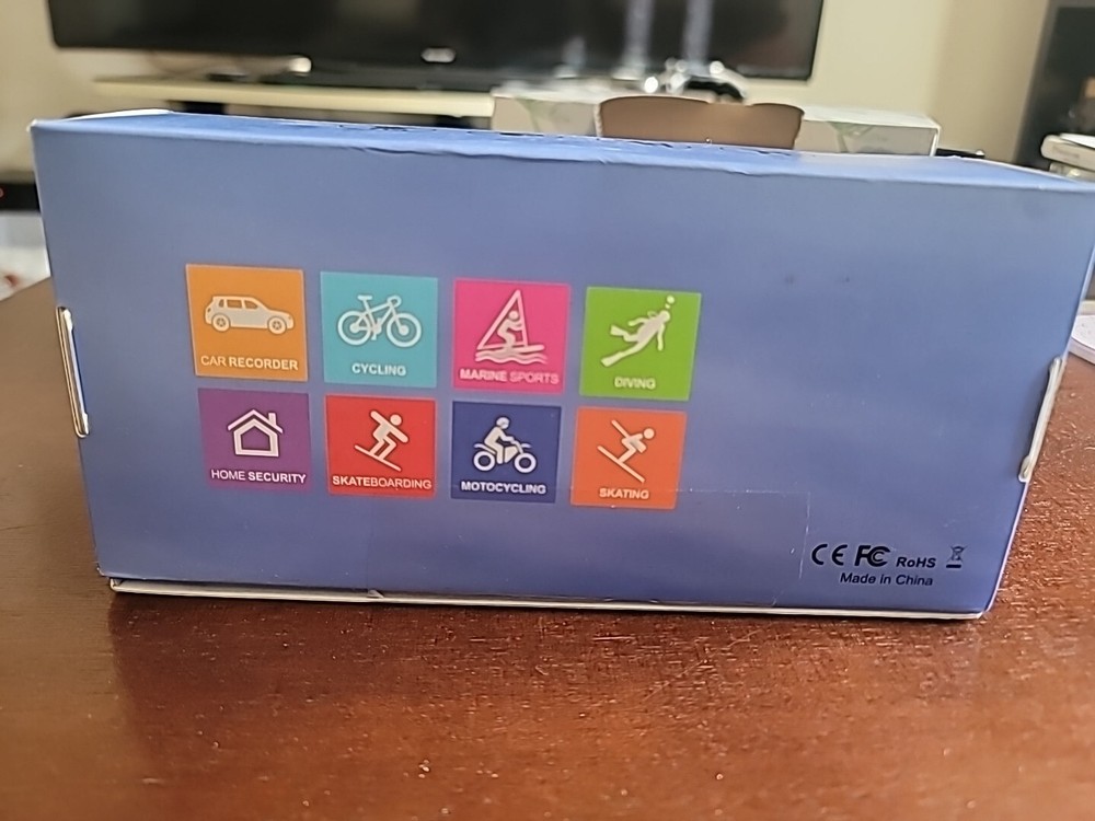 HD Action Camera 1080p Resolution Waterproof Casing Mounting Kit &Accessory Pack