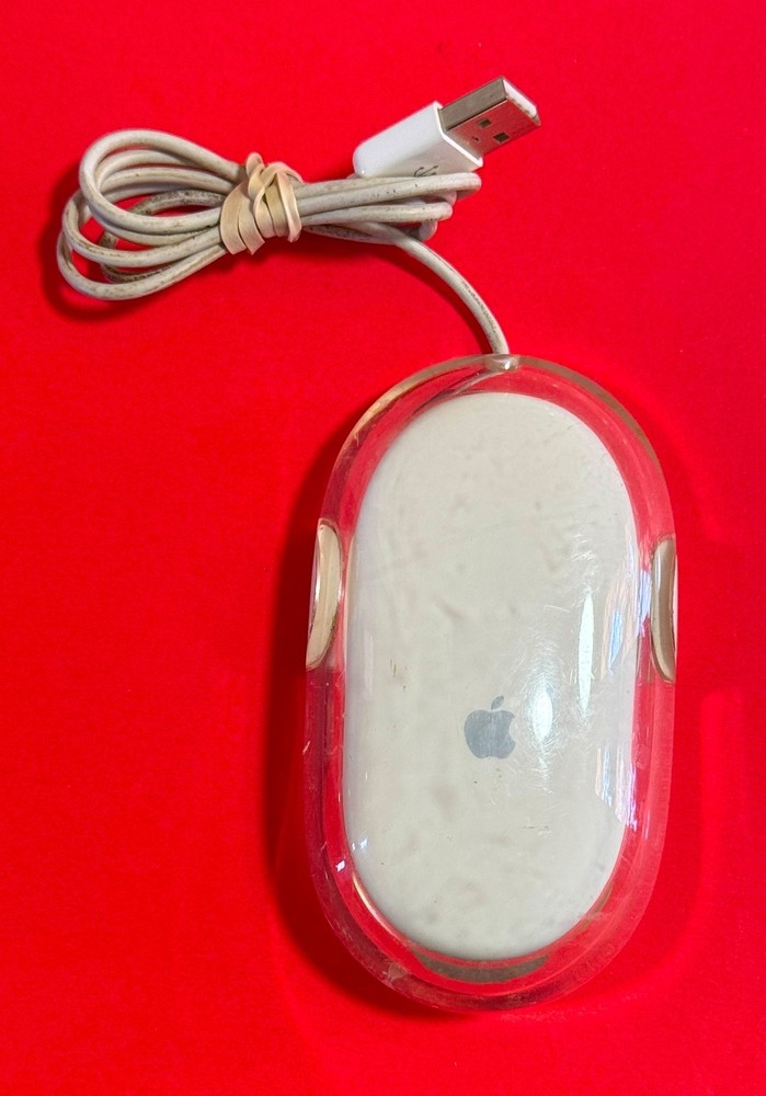 Nice! Apple M5769LL/A Optical Wired White Mouse Fully Tested Works Great!