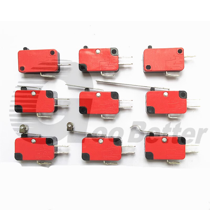 Microswitch Limit Switch Long Curved Roller Lever Snap Action Micro Limit Switch