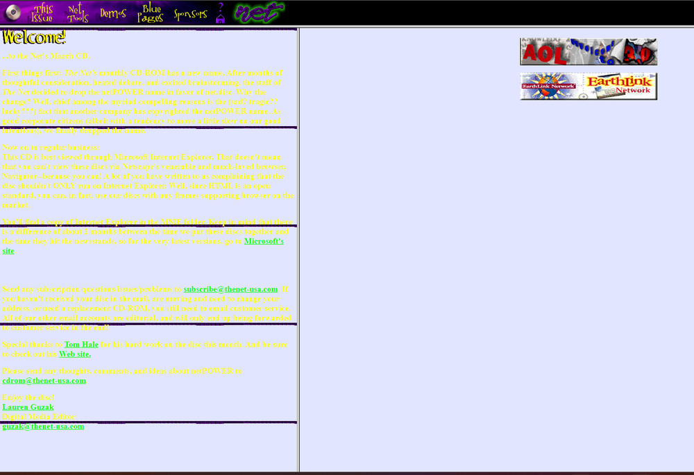 Net. Disc 03 97 CD-ROM