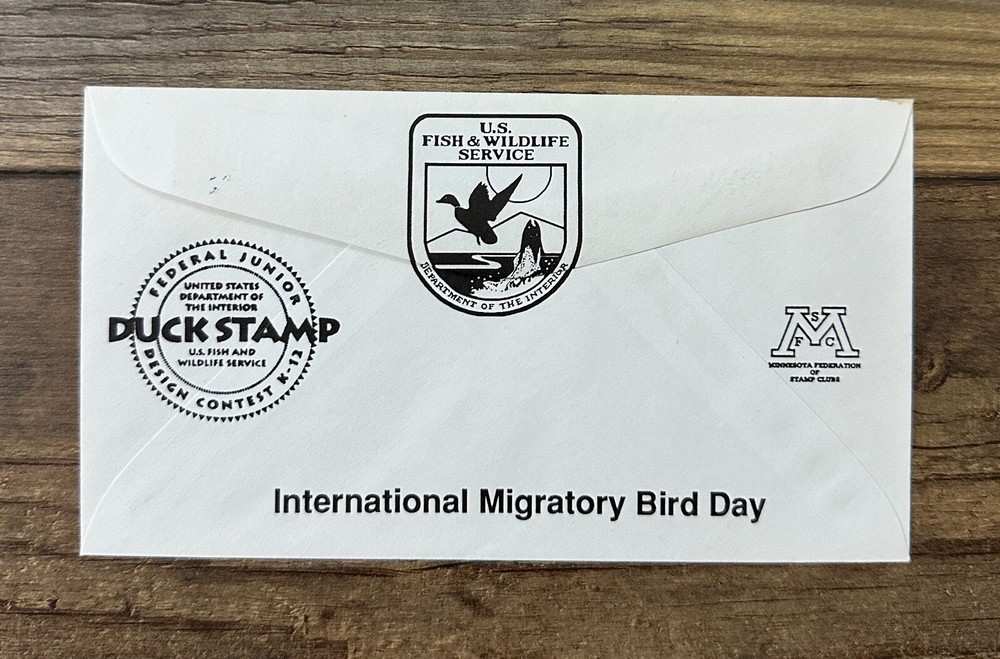 1994 - MINNESOTA Junior Duck Stamp - Cachet Cover **Cancel**