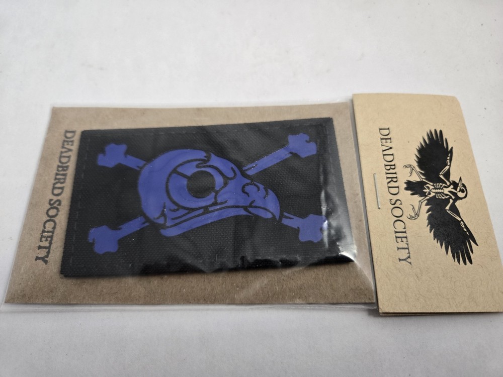 New Deadbird Society V2 Back The Blue Tactical Morale Patch 3.5" X 2" Hook Loop