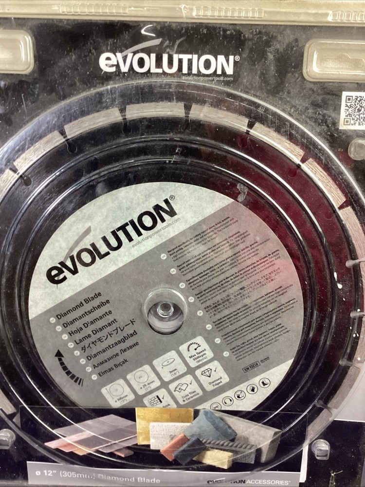 Evolution 12” Diamond Blade NEW