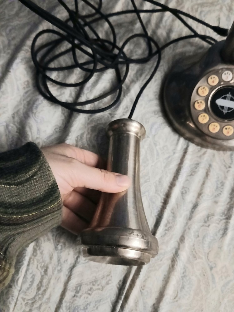 CROSLEY Candlestick Phone - CR64 - Retro Push Button, 1920's-Style -