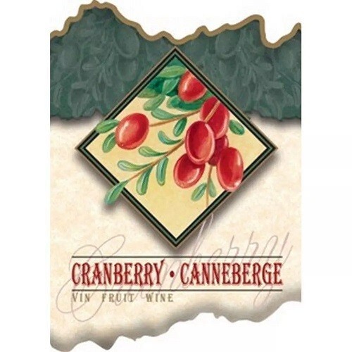 Cranberry Fruit Wine Bottle Labels-Package of 30 Labels-FREE SHIPPING
