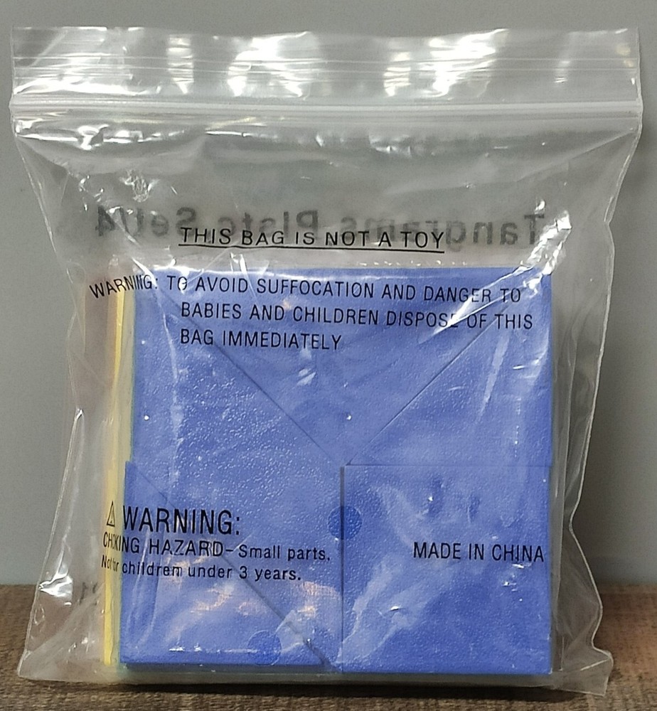 ETA Plastic Tanagrams Set Of 4