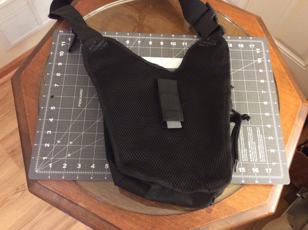 G Outdoors Black Tactical Rapid Deployment Pack Durable Sling Backpack