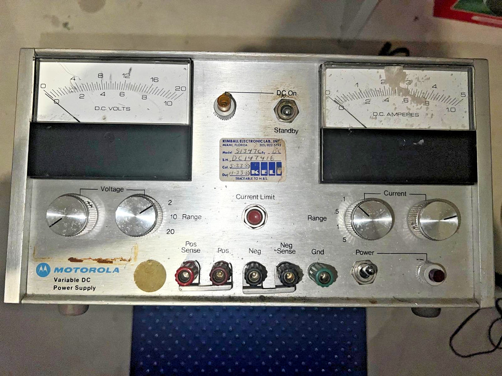Vintage Motorola S1347C Variable DC Power Supply - Precision Instruments