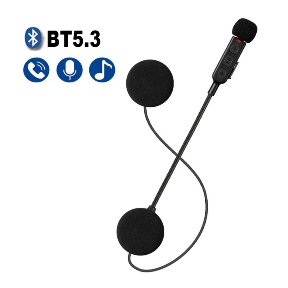Motorcycle Helmet Bluetooth 5.3 Headset | Wireless Stereo Intercom | Hands-Free