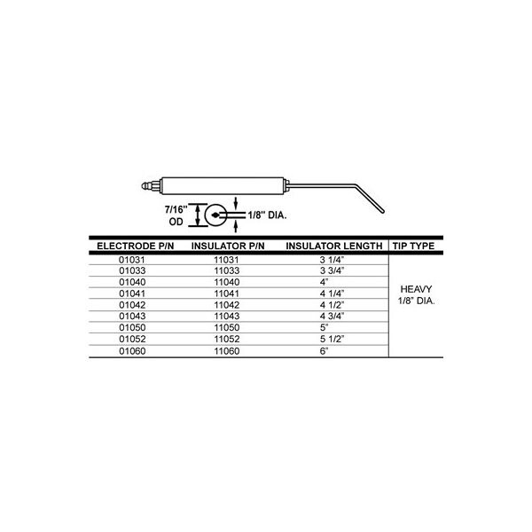 crown electrode 01040. Sold in pair.