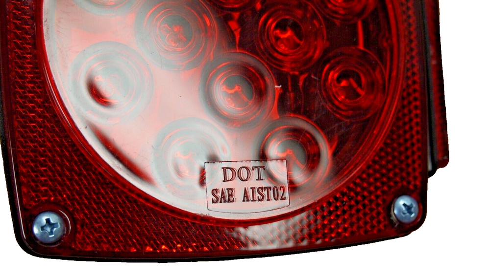 12V LED Submersible Trailer Tail Light Replacement Right Curb Side DOT HTL-007R