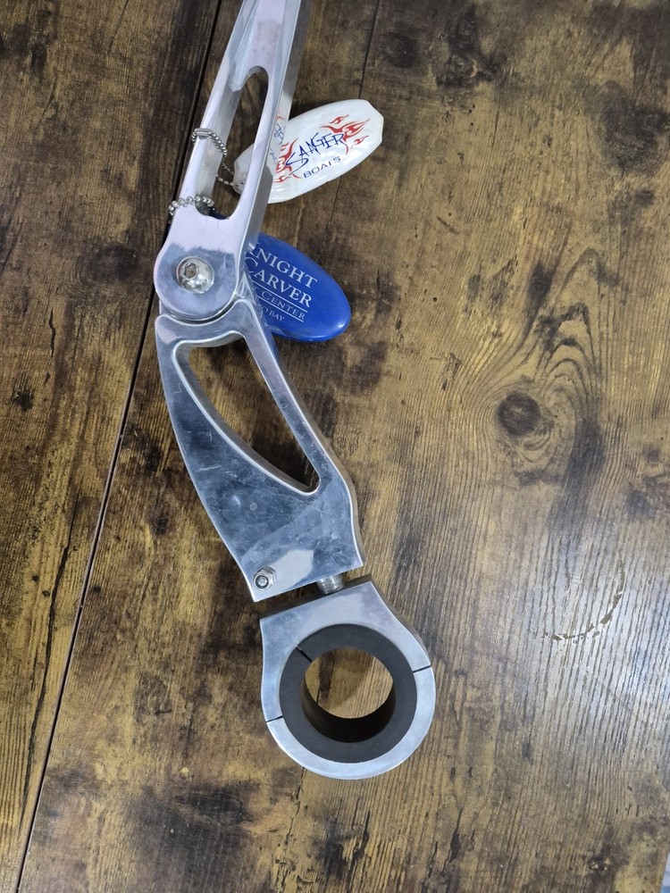 Aerial Wakeboard Tower Mirror Bracket Silver Adjustable Mirror