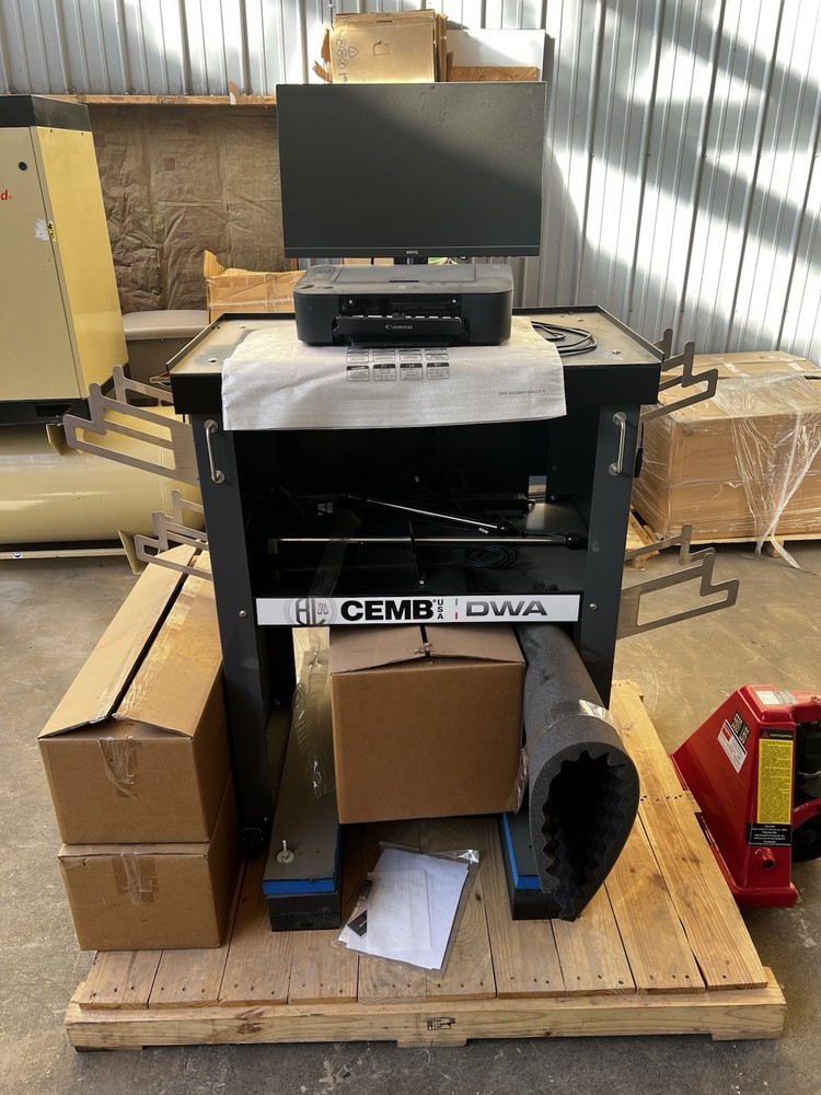 CEMB DWA1000XL Car Wheel Alignment System With Computer, Printer, And Software