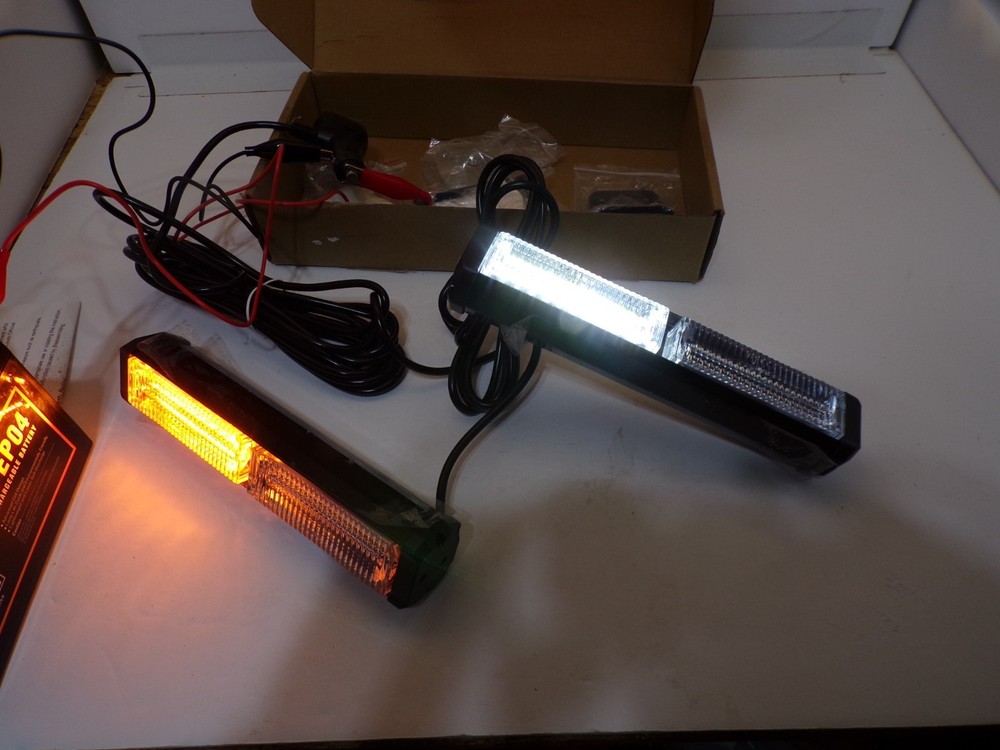 hlauto amber white/amber light bar