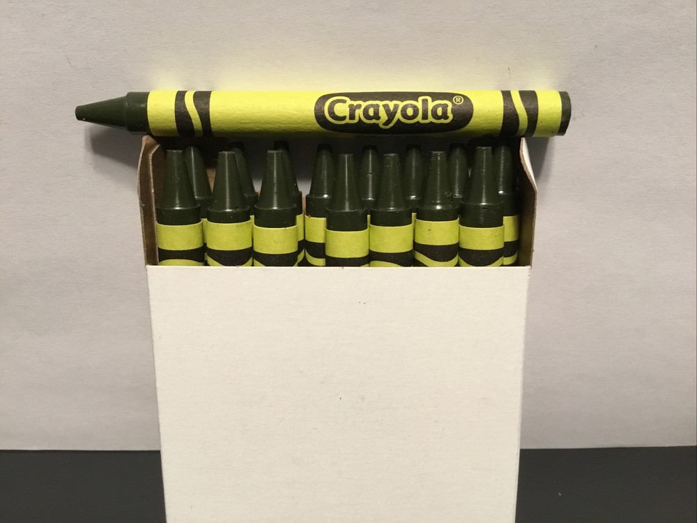 (16) Crayola Crayons (asparagus) BULK