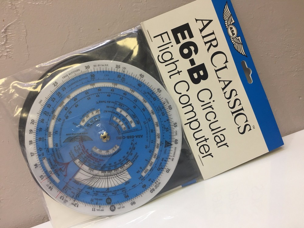 ASA E6-B CIRCULAR FLIGHT COMPUTER p/n ASA-E6B-CIRC