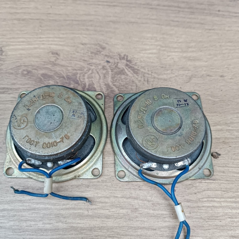 0.25GD-19 A pair of Soviet speakers.
