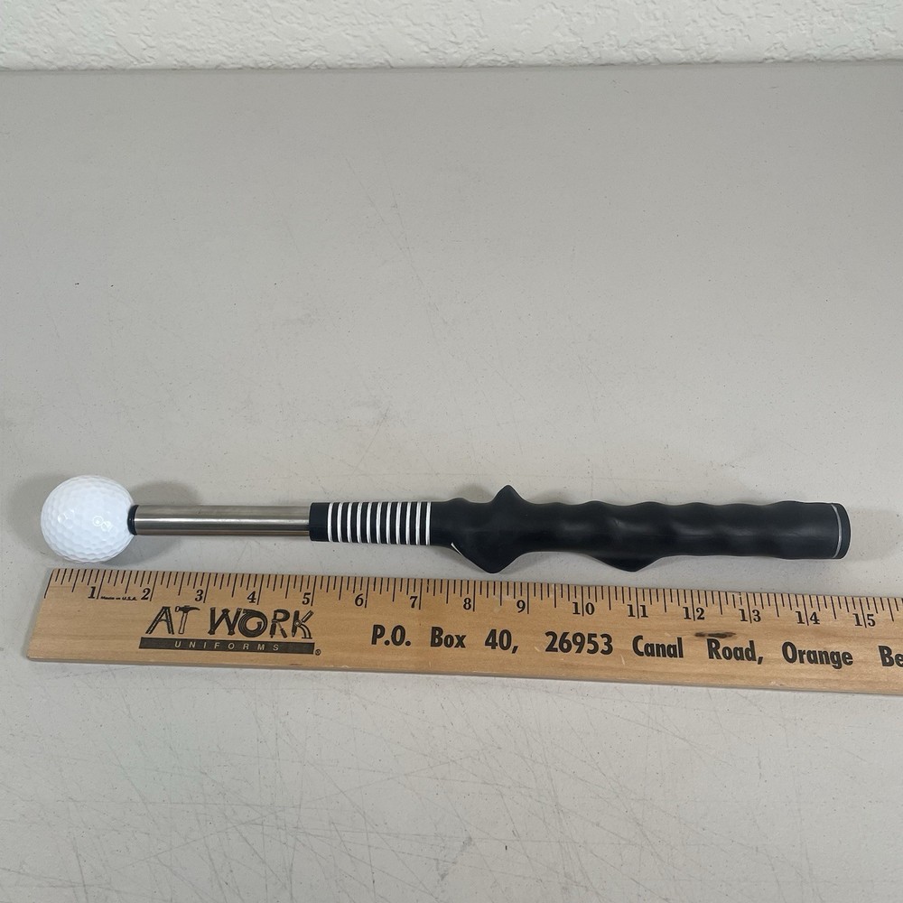 Golf Swing Trainer Practice Training Aid Equipment Automatic Spring Retraction