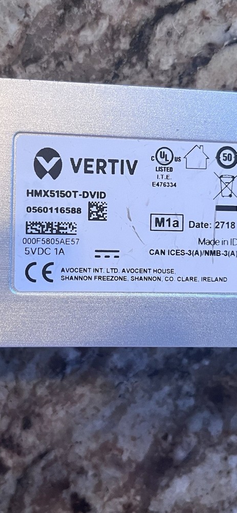 VERTIV Avocent HMX5150T DVID KVM High Performance Transmitter