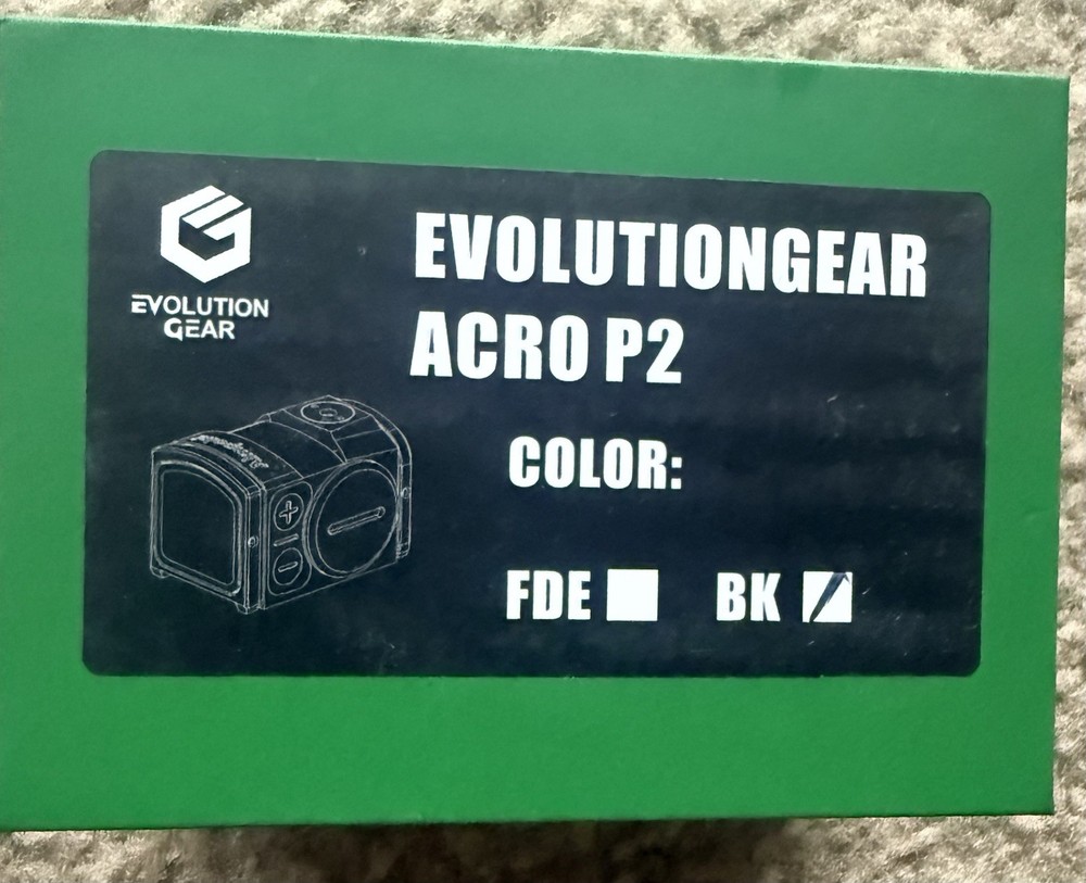 (MilSims) EvolutionGear ACRO P2 Enclosed Red Dot 3.5 MOA (9mm/5.56 Rated)