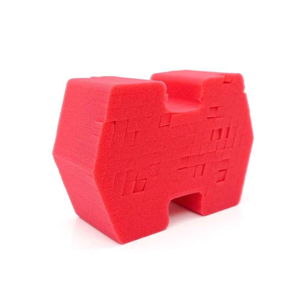 Optimum Big Red Sponge 2.0 Better Grip and Access Tight Spaces - Safe for